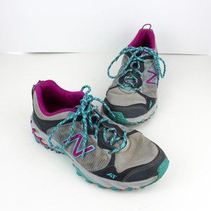 New Balance Trail 612 All Terrain Gray & Pink Running Hiking Shoes Size 10